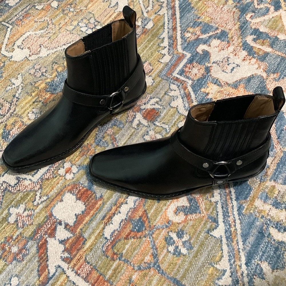 NWOT Madewell Leather Santiago Western Ankle Boot - Picture 6 of 10